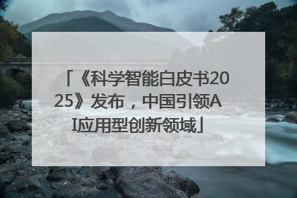 《科学智能白皮书2025》发布，中国引领AI应用型创新领域