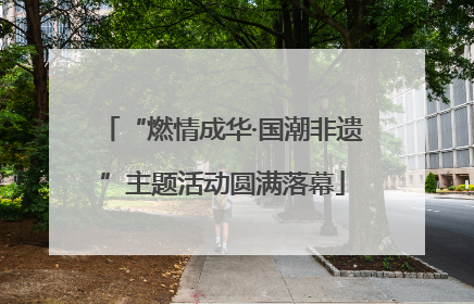 “燃情成华·国潮非遗”主题活动圆满落幕