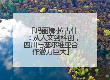 玛丽娜·拉古什：从人文到科创，四川与塞尔维亚合作潜力巨大