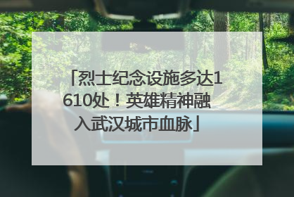 烈士纪念设施多达1610处！英雄精神融入武汉城市血脉