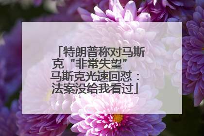 特朗普称对马斯克“非常失望” 马斯克光速回怼：法案没给我看过