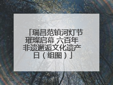 瑞昌范镇河灯节璀璨启幕 六百年非遗邂逅文化遗产日（组图）