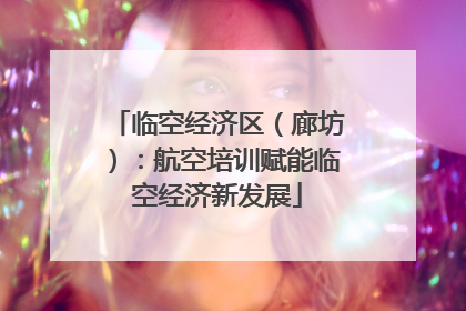 临空经济区（廊坊）：航空培训赋能临空经济新发展