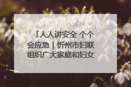 人人讲安全 个个会应急｜忻州市妇联组织广大家庭和妇女群众走进忻州市消防救援支队参观啦！
