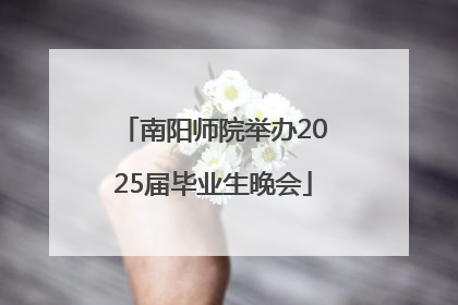 南阳师院举办2025届毕业生晚会