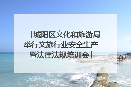 城阳区文化和旅游局举行文旅行业安全生产暨法律法规培训会