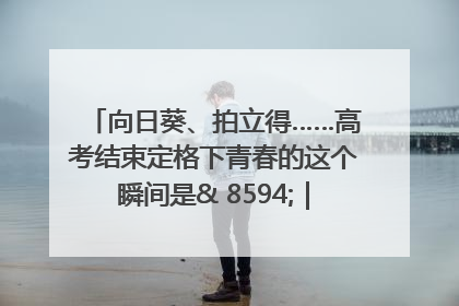 向日葵、拍立得……高考结束定格下青春的这个瞬间是& 8594;｜2025四川高考