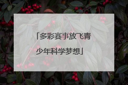 多彩赛事放飞青少年科学梦想