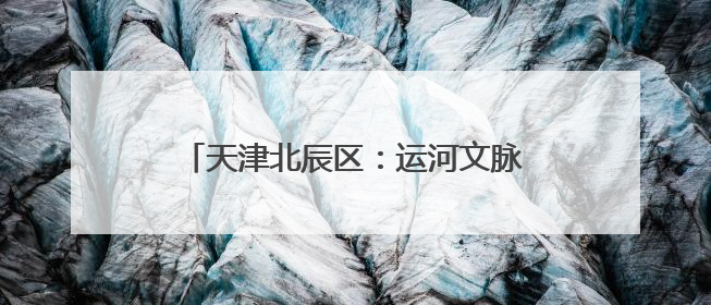 天津北辰区:运河文脉滋养 多元文化绽放