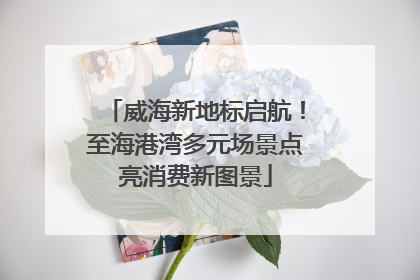 威海新地标启航！至海港湾多元场景点亮消费新图景