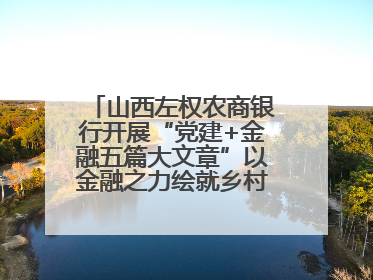 山西左权农商银行开展“党建+金融五篇大文章”以金融之力绘就乡村振兴新画卷