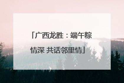 广西龙胜：端午粽情深 共话邻里情