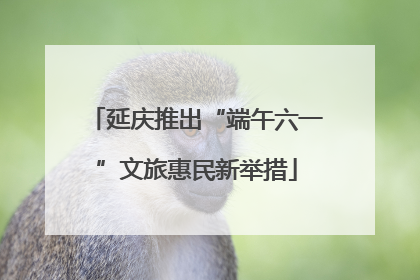 延庆推出“端午六一”文旅惠民新举措