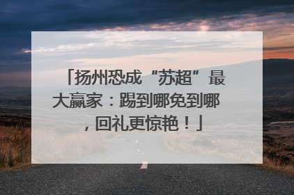 扬州恐成“苏超”最大赢家：踢到哪免到哪，回礼更惊艳！