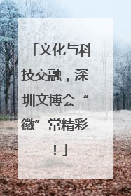 文化与科技交融，深圳文博会“徽”常精彩！