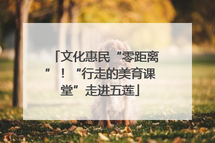 文化惠民“零距离”！“行走的美育课堂”走进五莲
