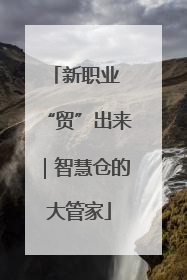 新职业 “贸”出来｜智慧仓的大管家