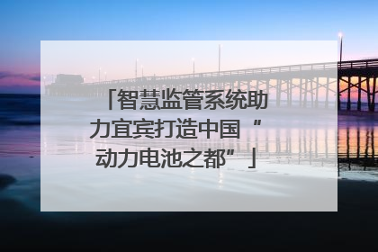 智慧监管系统助力宜宾打造中国“动力电池之都”