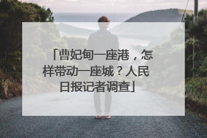 曹妃甸一座港，怎样带动一座城？人民日报记者调查