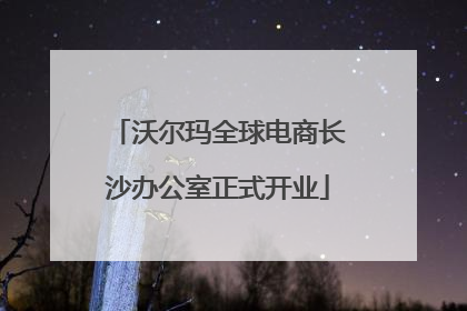 沃尔玛全球电商长沙办公室正式开业