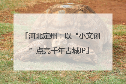 河北定州：以“小文创”点亮千年古城IP