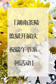 湖南茶陵监狱开展庆祝端午节系列活动