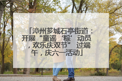 漳州芗城石亭街道：开展“童谣‘粽’动员，欢乐庆双节” 过端午，庆六一活动