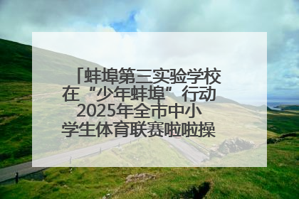 蚌埠第三实验学校在“少年蚌埠”行动2025年全市中小学生体育联赛啦啦操比赛中获佳绩