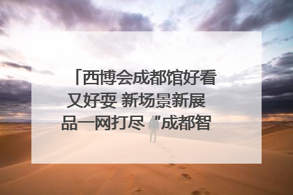 西博会成都馆好看又好耍 新场景新展品一网打尽“成都智造”｜西博视界