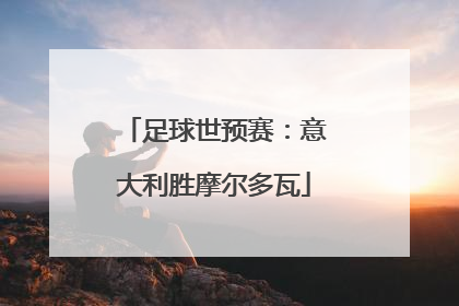足球世预赛：意大利胜摩尔多瓦
