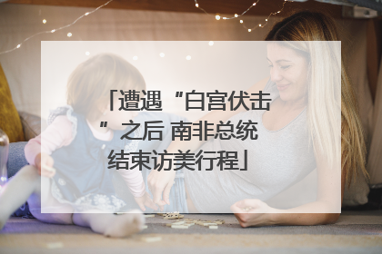 遭遇“白宫伏击”之后 南非总统结束访美行程