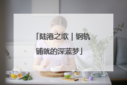 陆港之歌｜钢轨铺就的深蓝梦
