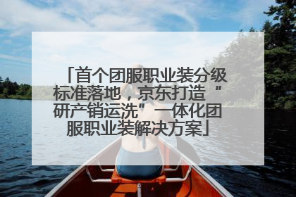 首个团服职业装分级标准落地，京东打造“研产销运洗”一体化团服职业装解决方案