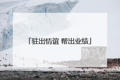 驻出情谊 帮出业绩