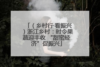 （乡村行·看振兴）浙江乡村：时令果蔬迎丰收 “甜蜜经济”促振兴