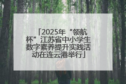 2025年“领航杯”江苏省中小学生数字素养提升实践活动在连云港举行