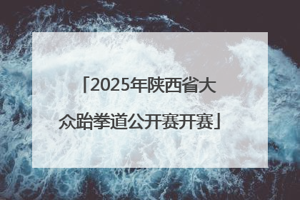 2025年陕西省大众跆拳道公开赛开赛