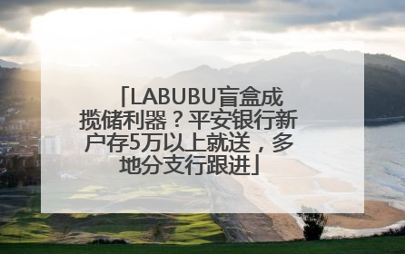 LABUBU盲盒成揽储利器？平安银行新户存5万以上就送，多地分支行跟进